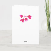 Carte Congratulations a baby girl customizable nam (Dos)