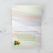 Carte Congratulations Anniversay Roses Card (Intérieur)