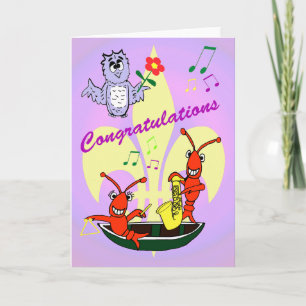 Carte Congratulations de Cajun Themed