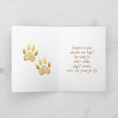 Carte Congratulations on Two New Dogs! Welcome Beagles (Intérieur)