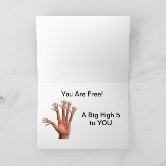 Carte Congratulations on your (Intérieur)