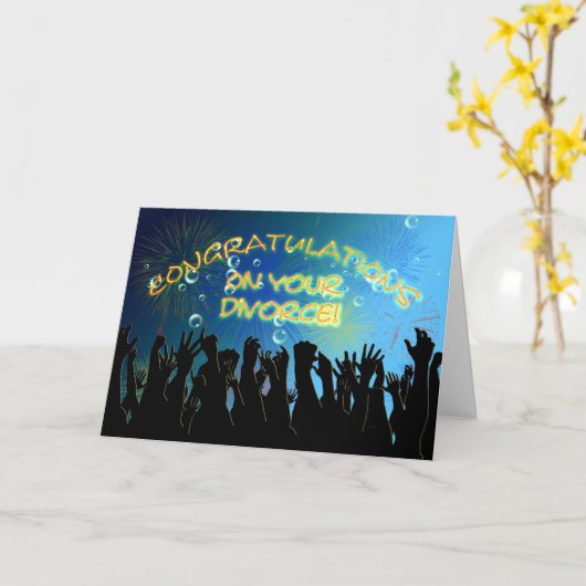 Carte Congratulations on your (Fleur jaune)