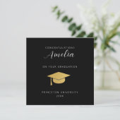 Carte congratulations on your graduation card (Debout devant)