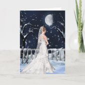 Carte Congratulations sur Winter Wedding (Devant)