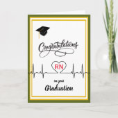 Carte Congratulations to Nurse on their Graduation (Devant)