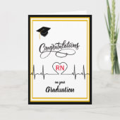 Carte Congratulations to Nurse on their Graduation (Devant)