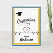 Carte Congratulations to Nurse on their Graduation (Devant)
