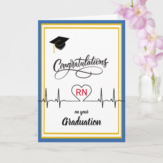 Carte Congratulations to Nurse on their Graduation (Orchidée)
