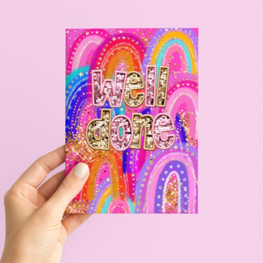 Carte Congratulations Well Done