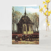 Carte Congrégation à Church, Nuenen par Vincent van Gogh (Fleur jaune)