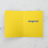 Carte Congrès de Funny Basset Hound Ears (Intérieur)