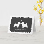 Carte Congrès des Mariages des Terriers blancs de West H (Fleur jaune)