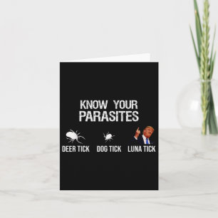 Carte Connaissez Vos Parasites - Tic De Cerf, Tic De Chi