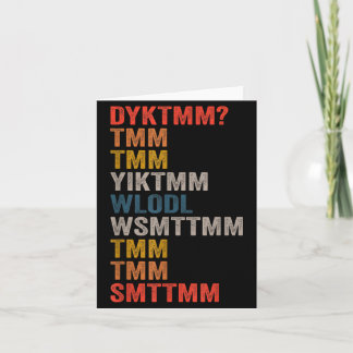 Carte Connaissez-vous l'homme aux muffins Dyktmm Citatio