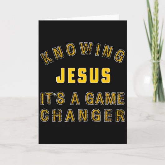 Carte Connaître Jésus change tout (Devant)