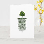 Carte Connaître vos racines (Fleur jaune)