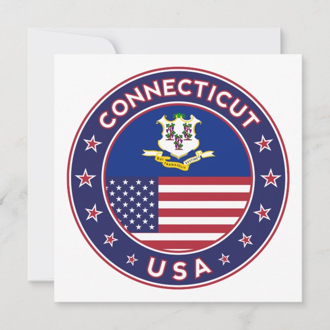 Carte Connecticut (Devant)