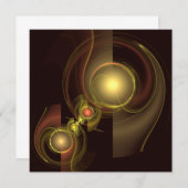 Carte Connexion intime Art Abstrait (Devant / Derrière)