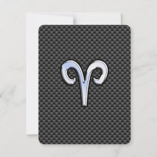 Carte Connexion Zodiac Aries au charbon de bois Impressi