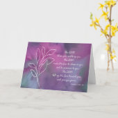 Carte Consacré comme l'évêque Seigneur bénisse et garder (Fleur jaune)