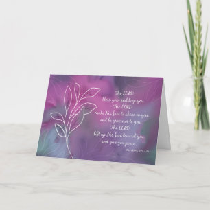 Carte Consacré comme l'évêque Seigneur bénisse et garder