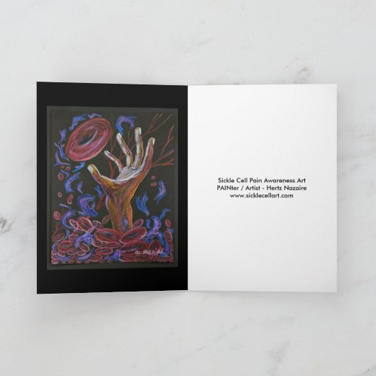 Carte Conscience 2 de douleur de drépanocyte (Intérieur)