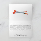 Carte Conscience de diabète de type un (Intérieur)