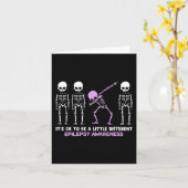 Carte Conscience de l'épilepsie C'est bien d'être un peu (Fleur jaune)