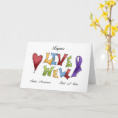 Carte Conscience de lupus (Fleur jaune)