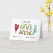 Carte Conscience de PTSD (Fleur jaune)