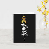 Carte Conscience du cancer chez l'enfant Sensibilisation (Fleur jaune)