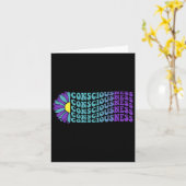 Carte Conscience Prévention du suicide Santé mentale Awa (Fleur jaune)