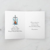Carte Consécration catholique à Marie Immaculée Religieu (Intérieur)