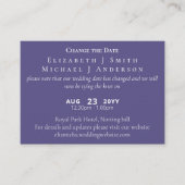 Carte Conseil 100 x Changement de date Remise à plus tard inclua (Devant)