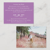 Carte Conseil 100 x Changement de date Report incl ENVL. (Devant / Derrière)