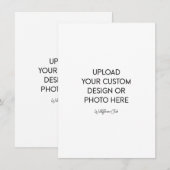 Carte Conseil 4,5" x 6,25" (Devant / Derrière)