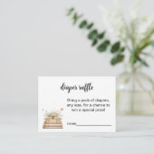 Carte Conseil A New Chapter Begins Diaper Raffle Insert (Debout devant)