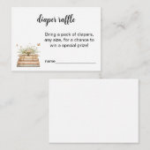 Carte Conseil A New Chapter Begins Diaper Raffle Insert (Devant / Derrière)