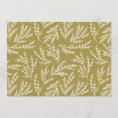 Carte Conseil Adivce en calligraphie d'or pour l'épouse d'être (Dos)