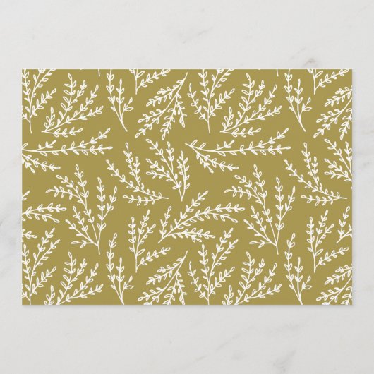 Carte Conseil Adivce en calligraphie d'or pour l'épouse d'être (Dos)