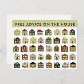 Carte Conseil Agence immobilière (Devant / Derrière)