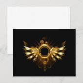 Carte Conseil Ailes Steampunk (Devant / Derrière)