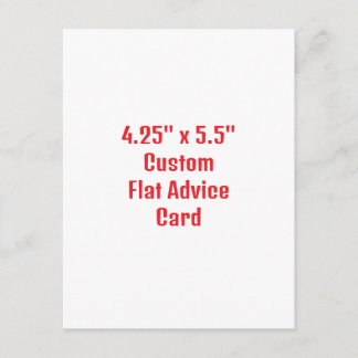 Carte Conseil Ajoutez Votre Propre Design Plat