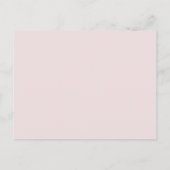 Carte Conseil Aquarelle romantique Fleurs Advie pour la mariée (Dos)