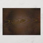 Carte Conseil Arrière - plan en bois avec cheval de mer mécaniqu (Dos)