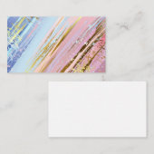 Carte Conseil Arrière - plan rose texturé (Devant / Derrière)