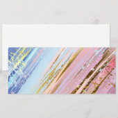 Carte Conseil Arrière - plan rose texturé (Devant / Derrière)