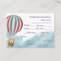 Au-dessus des nuages vous venez à moi Baby Shower