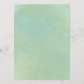 Carte Conseil Automne Citrouille verdure Baby shower Or veut (Dos)