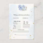 Carte Conseil Automne Pumpkin prédiction bébé bébé Douche bébé j (Devant)